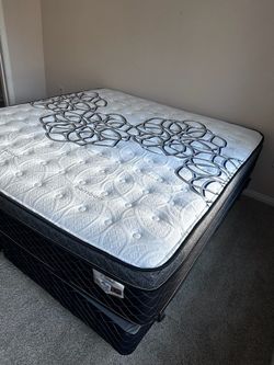 King Size Mattress Pillow Top 12"       all Sizes Available. We offer same day delivery.   New in a plastic sealed