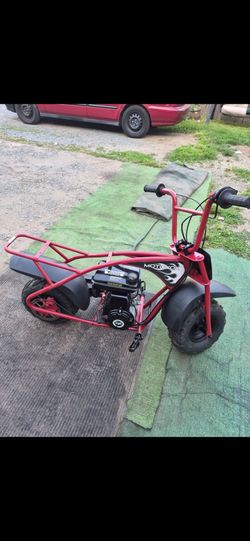 Mini bike.
The gas power. 80 cc has also a new seat
