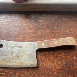 Vintage Butcher Knife Dexter Knife Cleaver