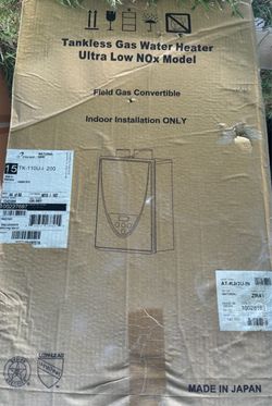 Takagi TK-110U-I Tankless Gas Water Heater - 140K BTU - 6.6 GPM - Natural Gas - New in Box