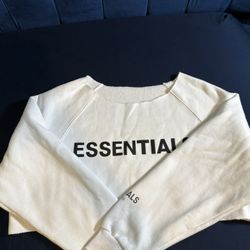 Fear of God Essentials Crewneck Cropped Sweatshirt
