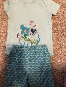Girl 3T summer pajamas crazy8 & gap Carters