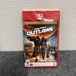 Star Wars Outlaws GOLD Edition – Nintendo Switch 2 – Brand New Factory Sealed