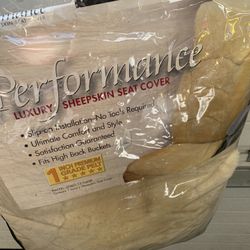 Performance luxury Sheepskin Seat Cover 
