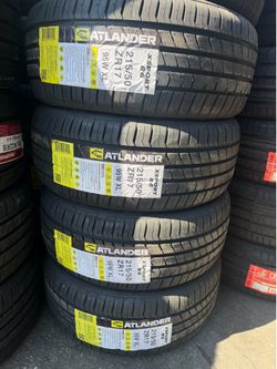 215/50/17 Atlander Tires installed and balanced / instaladas y balanceadas