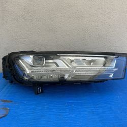 2016 2017 2018 2019 AUDI Q7 SQ7 RH RIGHT FULL LED HEADLIGHT ADAPTIVE SHELL OEM