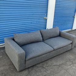 Large Gray Paloma Sofa Couch 