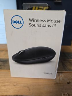 Brand New Dell WM326 Wireless Optical Mouse (In Box)