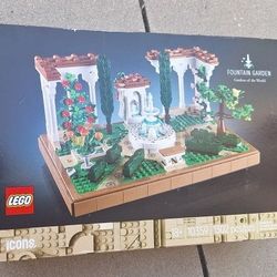 Lego FOUNTAIN GARDEN gardens Of The World 18+ 10(contact info removed) Pcs/ Pzs