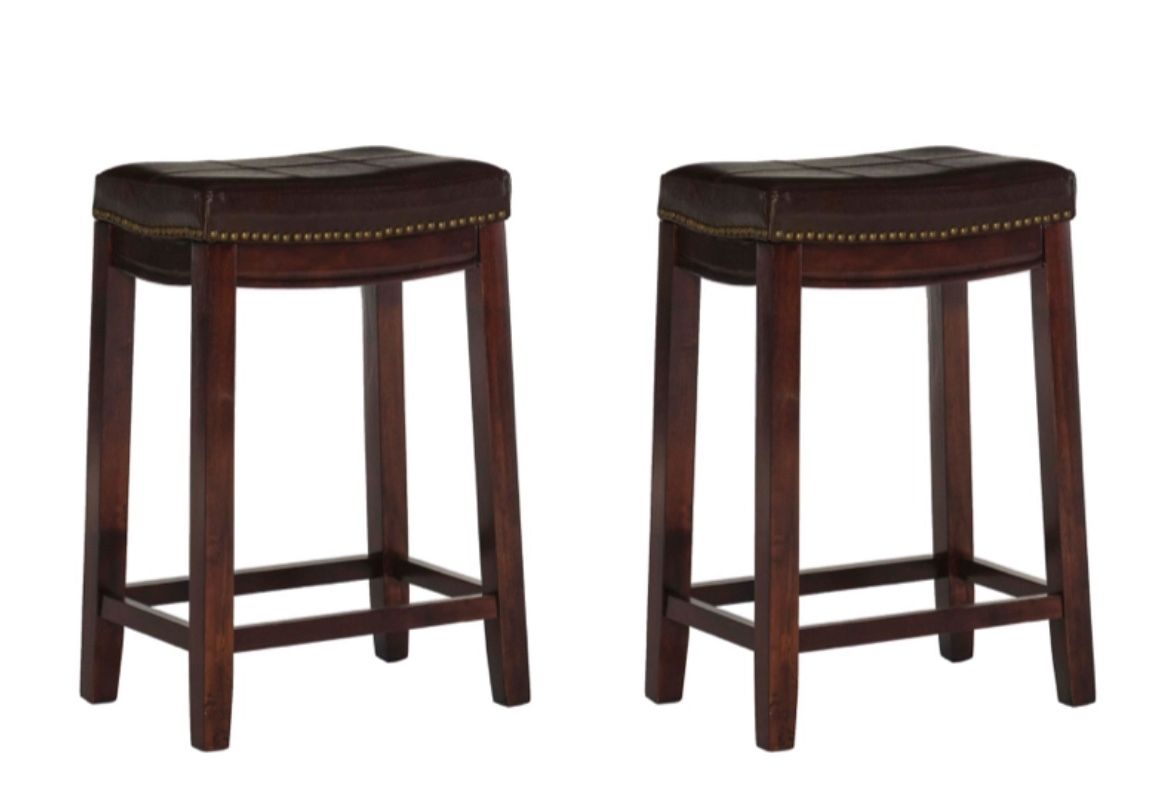 3 Counter Stool Brown New
