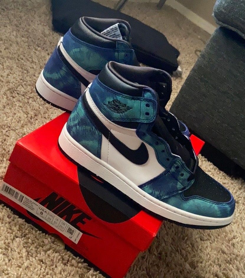 Jordan 1 Retro Tie Dye Size 8 Womens