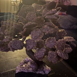 Amethyst Crystal Rock Tree