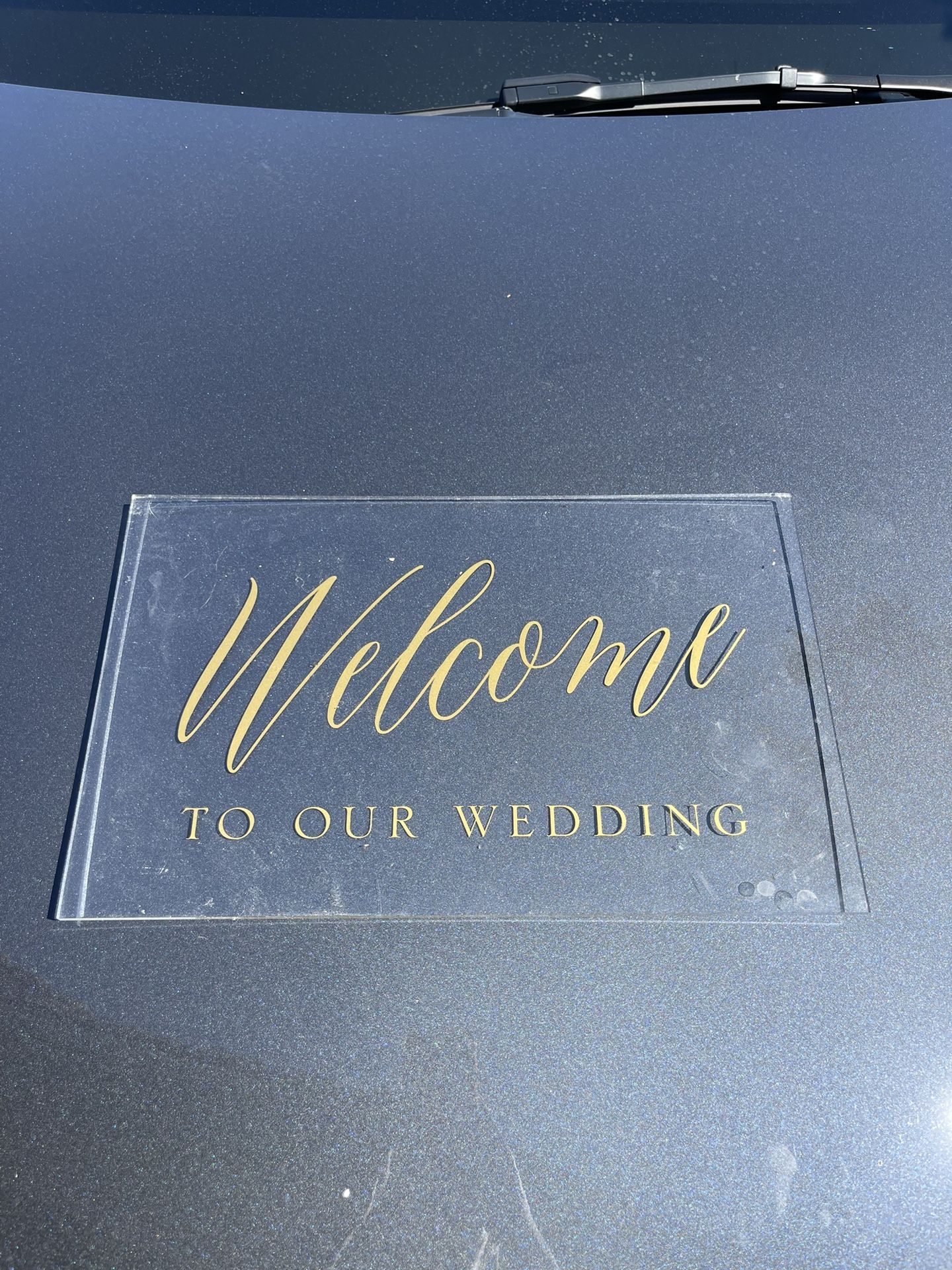 Wedding Welcome Sign