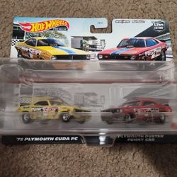 Hot Wheels Plymouth Cuda Fc Duster Funny Car 2 Pack