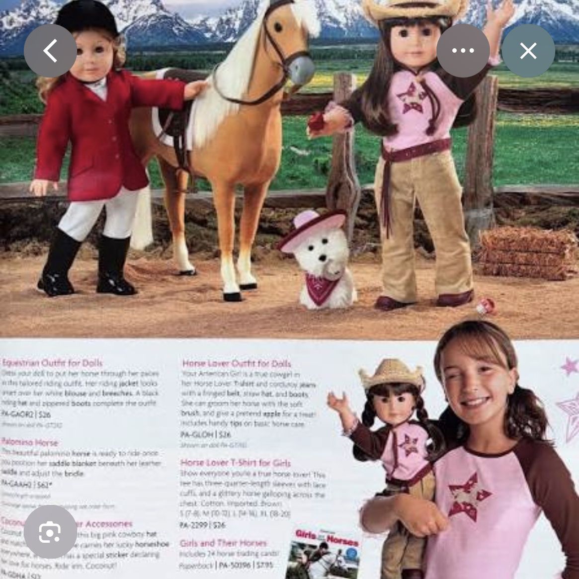 American Girl Doll equestrian rider and horse lover outfits