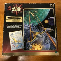 STAR WARS PUZZLE  750 Peice Bravo Squadron Assault 1999 - NEW - HASBRO BRAND
