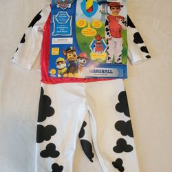 New Marshall Paw Patrol Costume 2T-3T