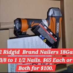 RIDGID BRAD NAILER