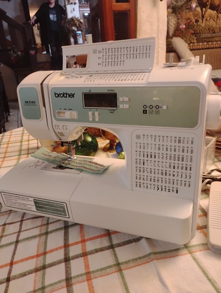 Brother Sewing Machine Over 70 Stitches Complete