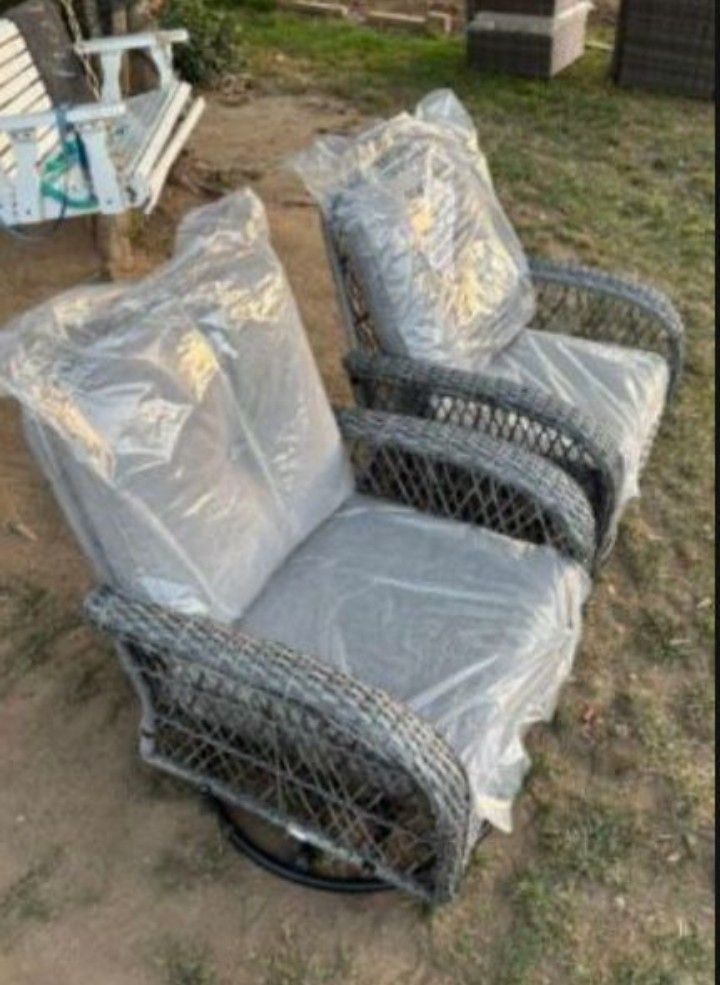 Also Available In Brown Frame Patio Rocking Chairs Patio Swivel Chairs Brand New Patio Set Sillas Mesadoras π