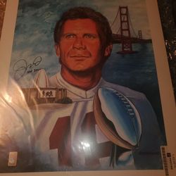 Joe Montana Sign Piece