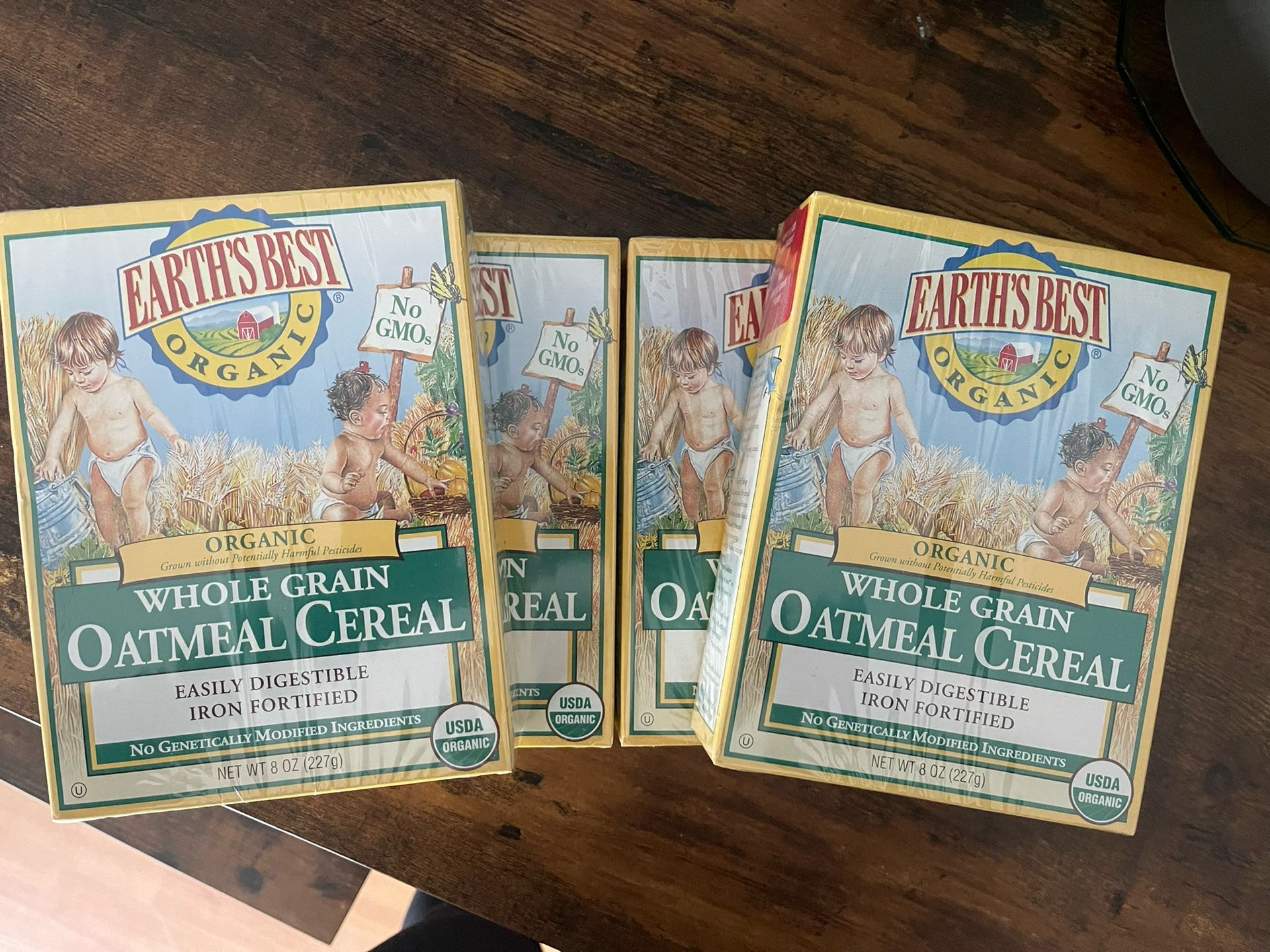 Organic Baby Oatmeal Cereal 4ct 