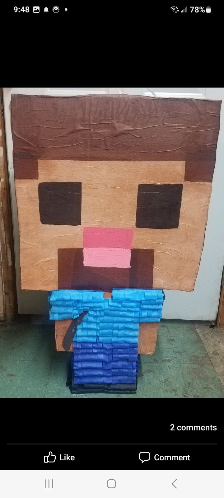 Steve Minecraft Pinata