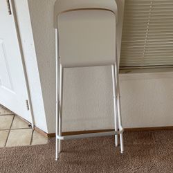 White Ikea bar stool