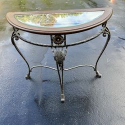 Mirror and Table