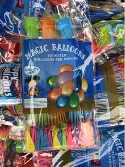 Magic water balloons 4.99$ for 111balloons