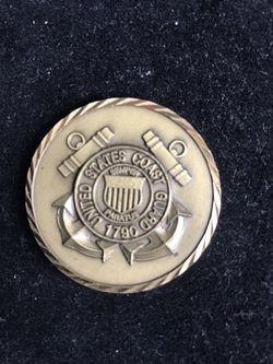 United state coast guard super paratus 1790 medal coin token