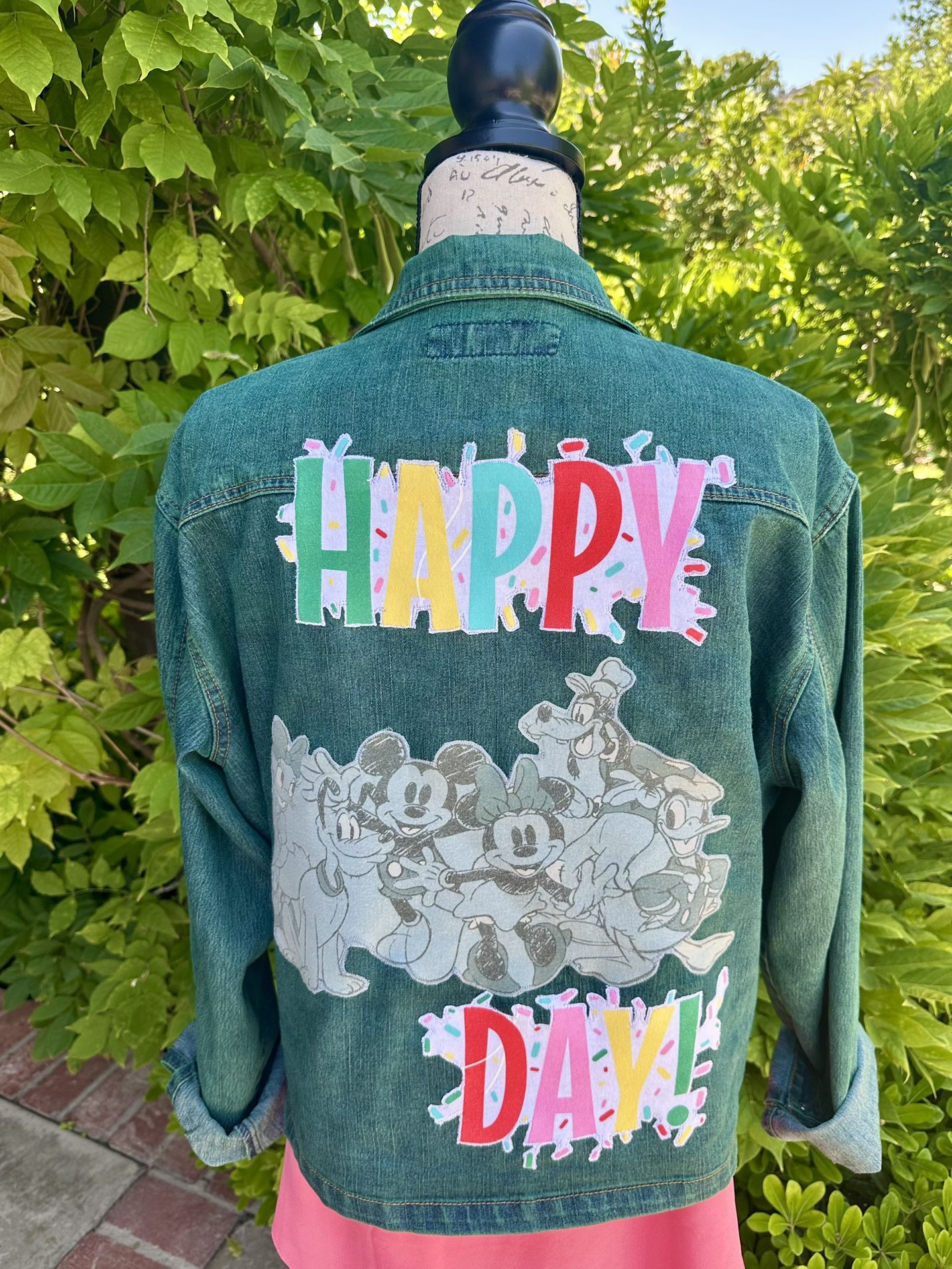Women's Jean Jacket Happy Day Disney Enhanced-XXL