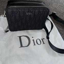 Christian Dior Crossbody Mini Bag (Black) 