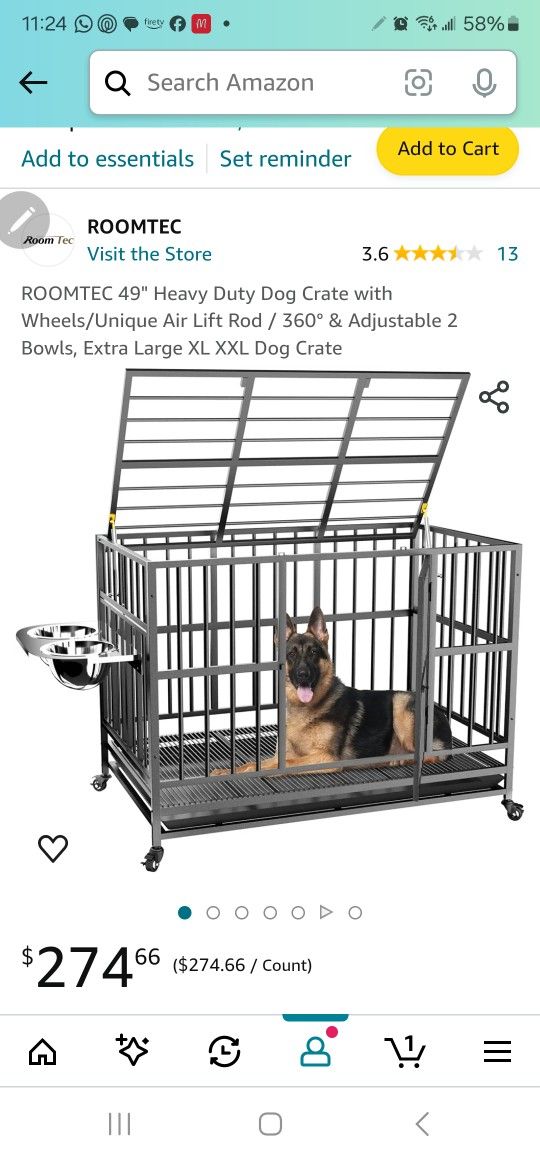 Dog Crate Cage Kennel 