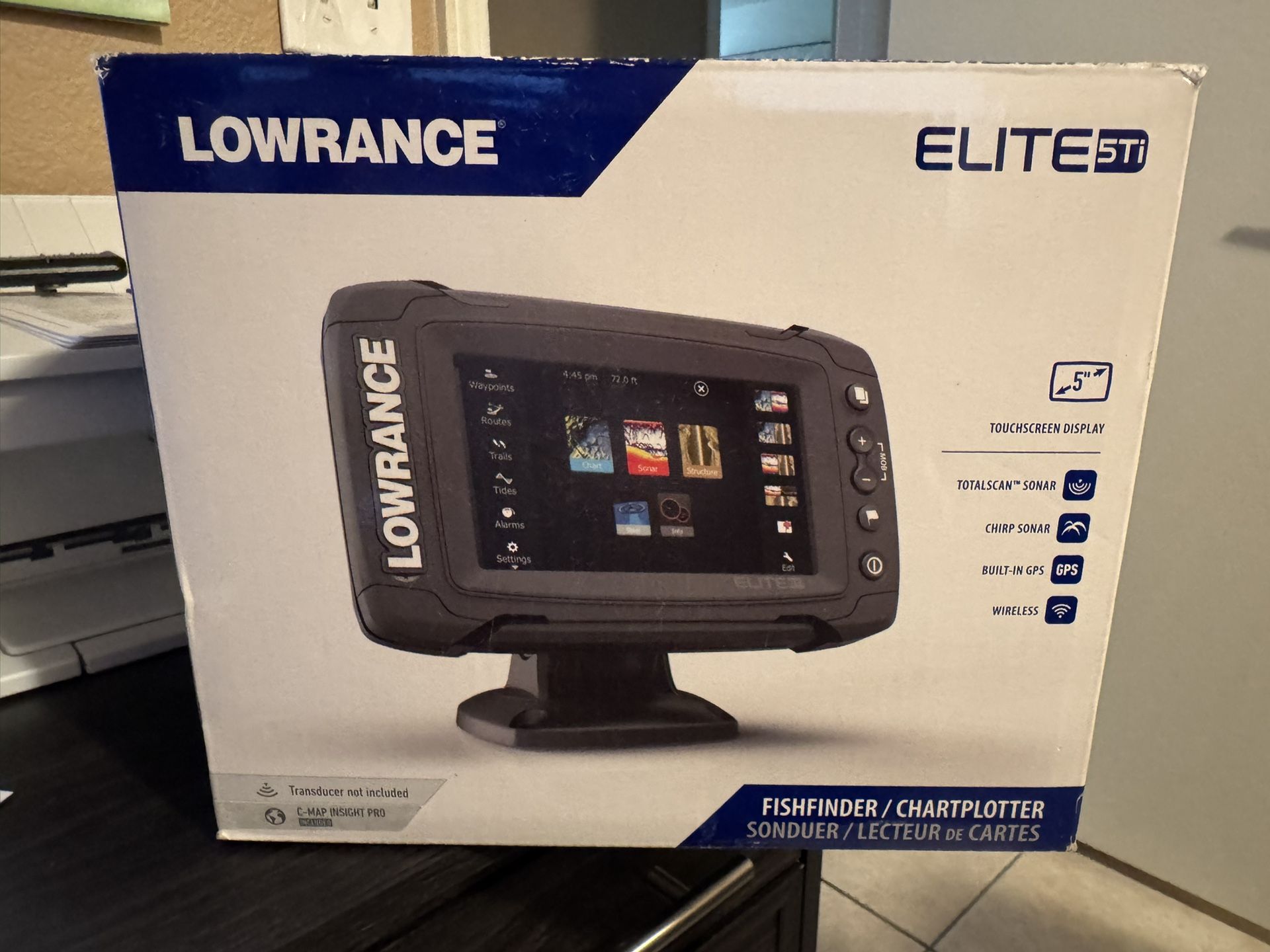 Elite 5Ti Lawrence Fish finder/Chartplotter