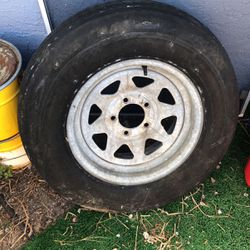 Tire For Boat Trailer