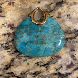 Barse Turquoise Pendant Jewelry Thai