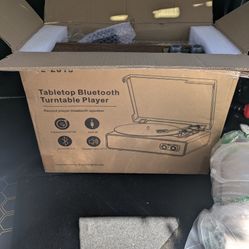 Tabletop Bluetooth Turnable Player