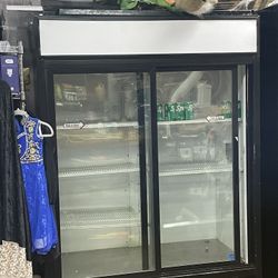 Commercial soda fridge