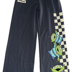 Toy Story Pizza Planet Aliens Womens Sizes Baggy Sweatpants New With Pockets
