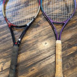 Head and Prince Tennis Racquets