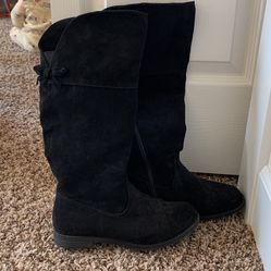Cat And Jack Girls Size 3 Tall Blk Boot