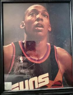 Michael Finley Signed Phoenix Suns 8x10 Photo – Framed