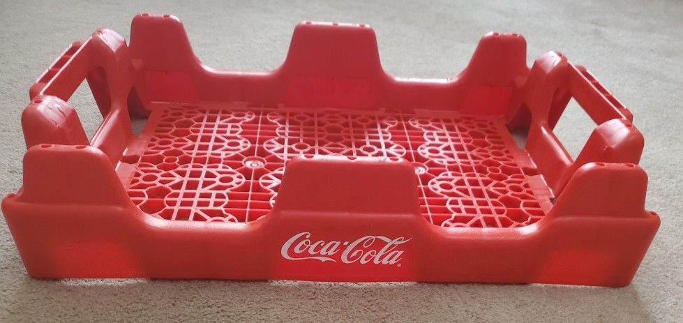 Vintage Red Plastic Coca Cola Crate