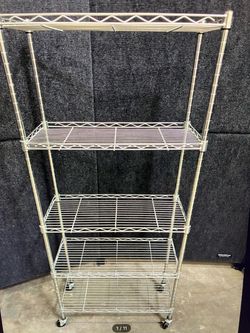 Like New 56 x 24 x 12 shelve unit on casters.