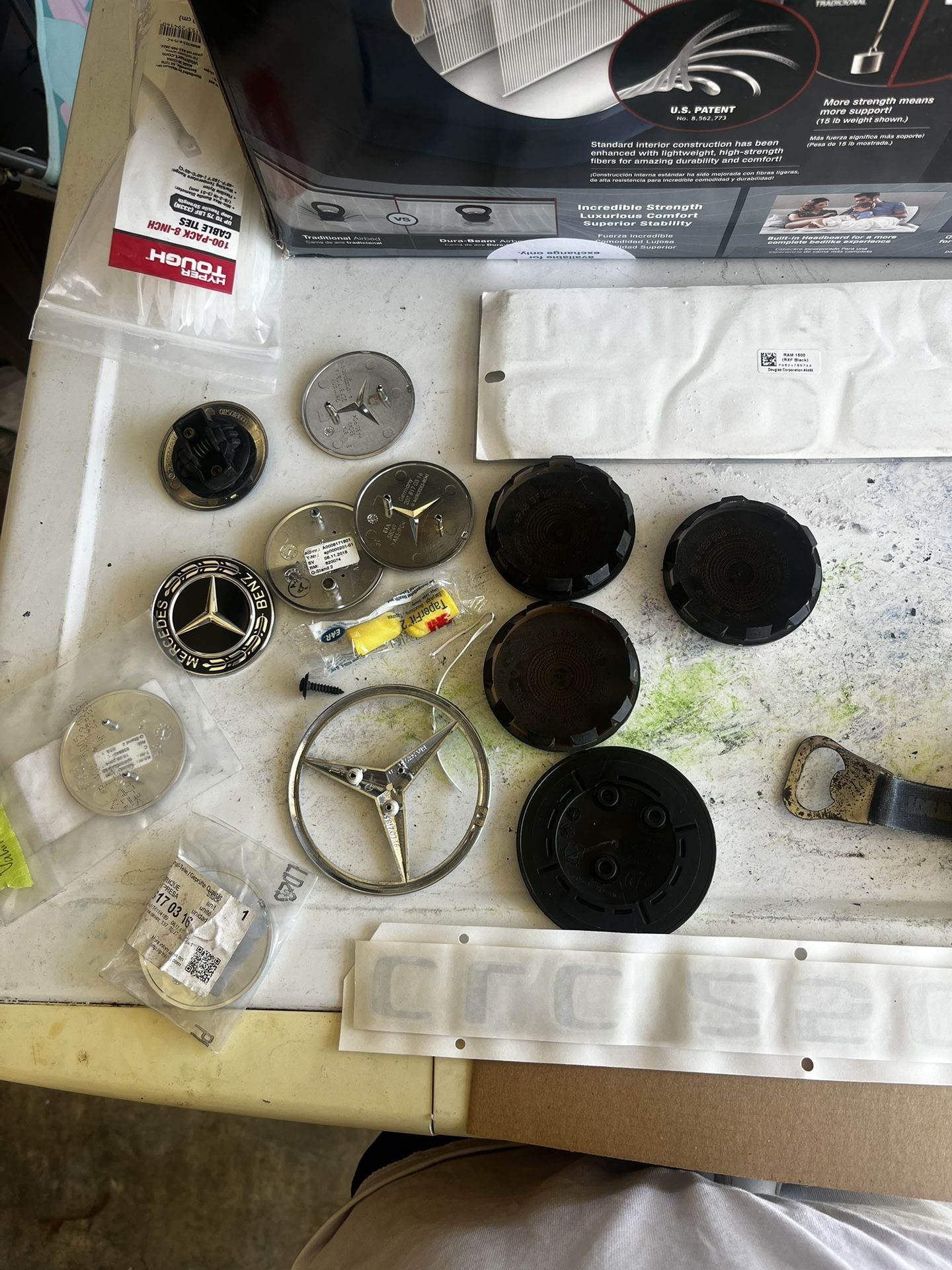 Mercedes Clc 250 And Ram 1500 Emblem And BMW Rim Emblems 