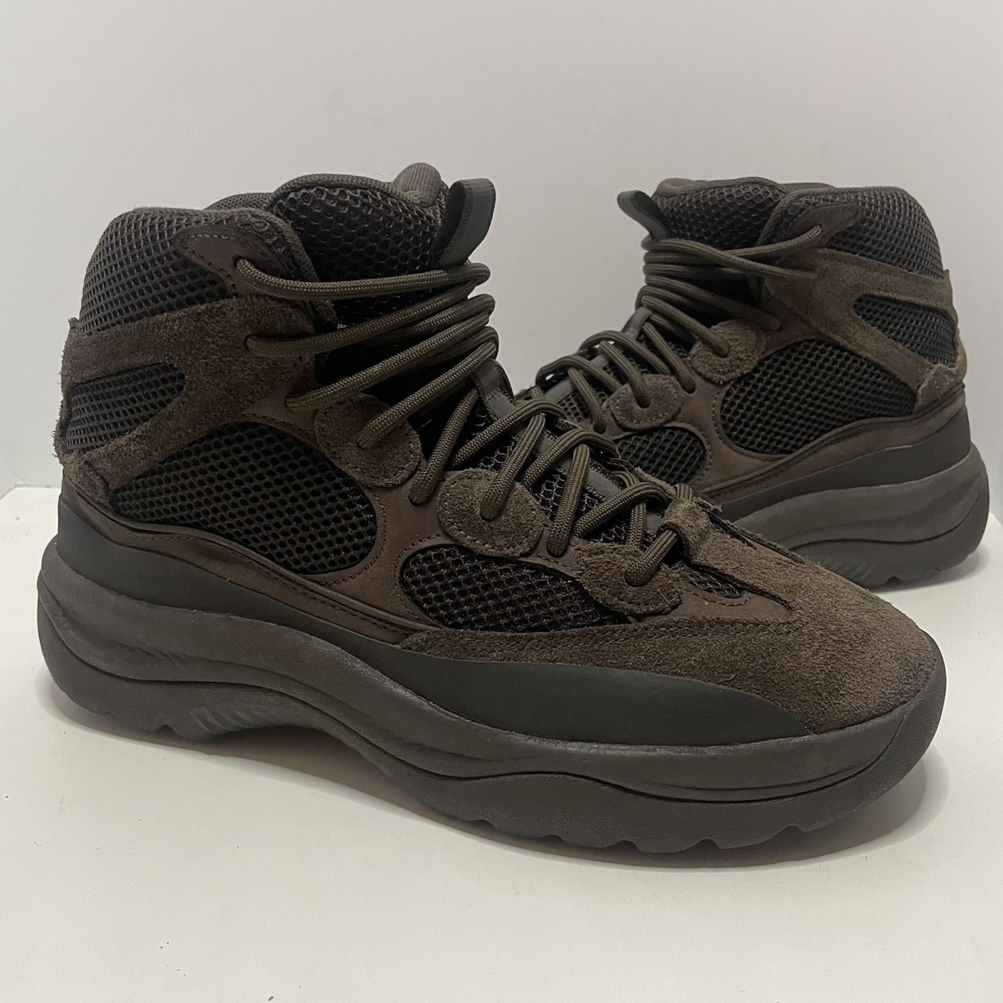 adidas gazelle silver green womens adidas EG6462 Yeezy Desert Boot Rock Mens Boots main image 1
