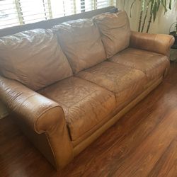 Free Leather Couch And recliner 