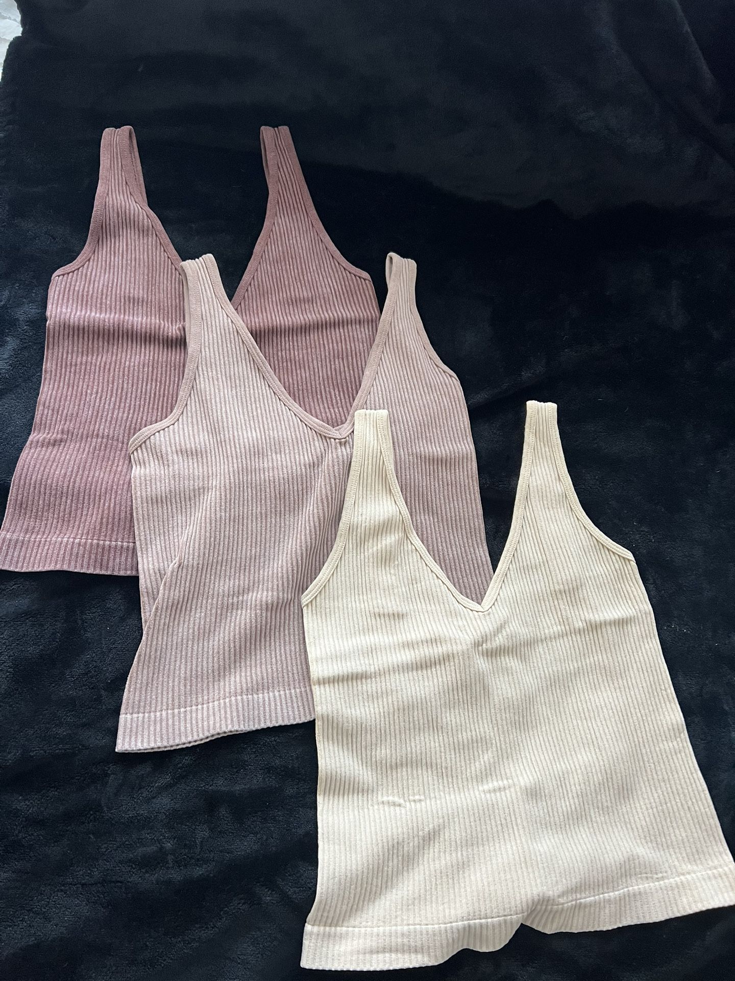 3 Pack Tank Tops - Neutral Colors