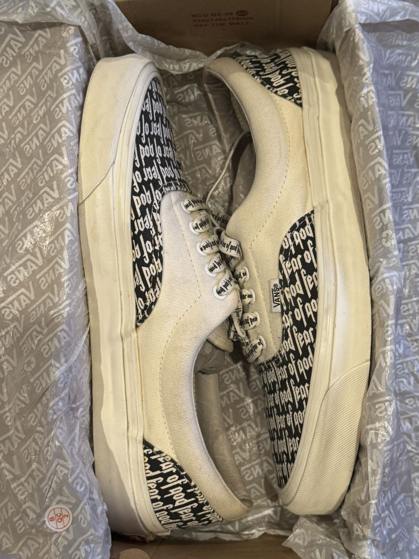 Fear Of God Vans Era 95 Size 12 
